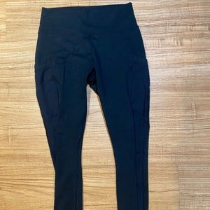 Fabletics power hold leggings with mesh panelling